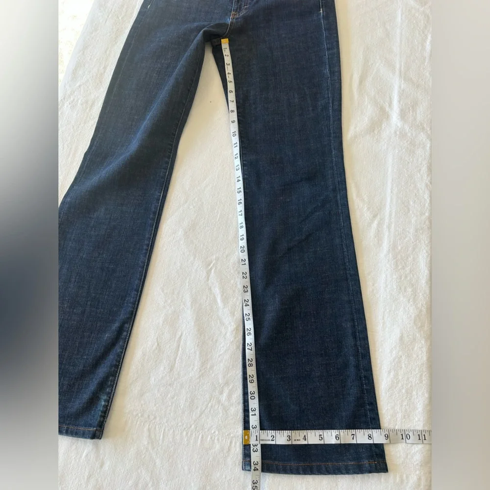 J. Crew Woman’s Jeans Bootcut Midrise Dark Wash Size 29T Inseam 34 1/4”